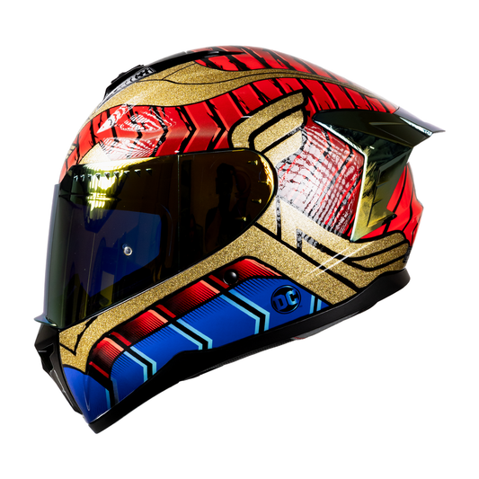 CASCO CERRADO WONDER WOMAN 2.0 VIS/OSCURA DOBLE EDGE TALLA "L" DOT