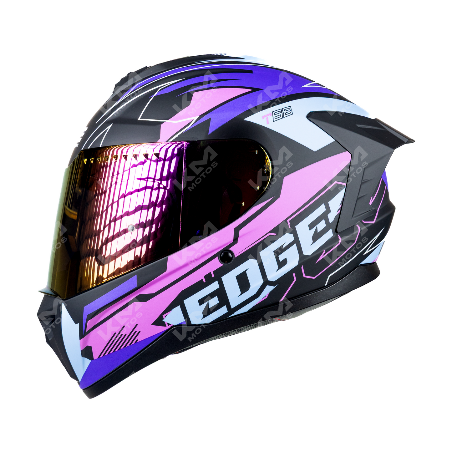 CASCO CERRADO EXTREME T68 PURPLE VIS/MORADA EDGE TALLA "XL" DOT/ECE