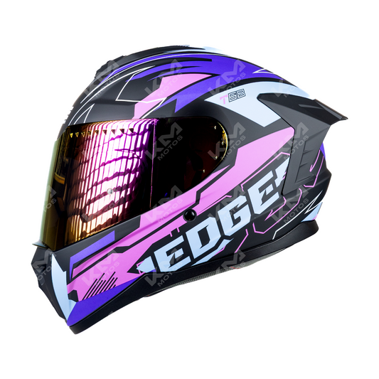 CASCO CERRADO EXTREME T68 PURPLE VIS/MORADA EDGE TALLA "XL" DOT/ECE