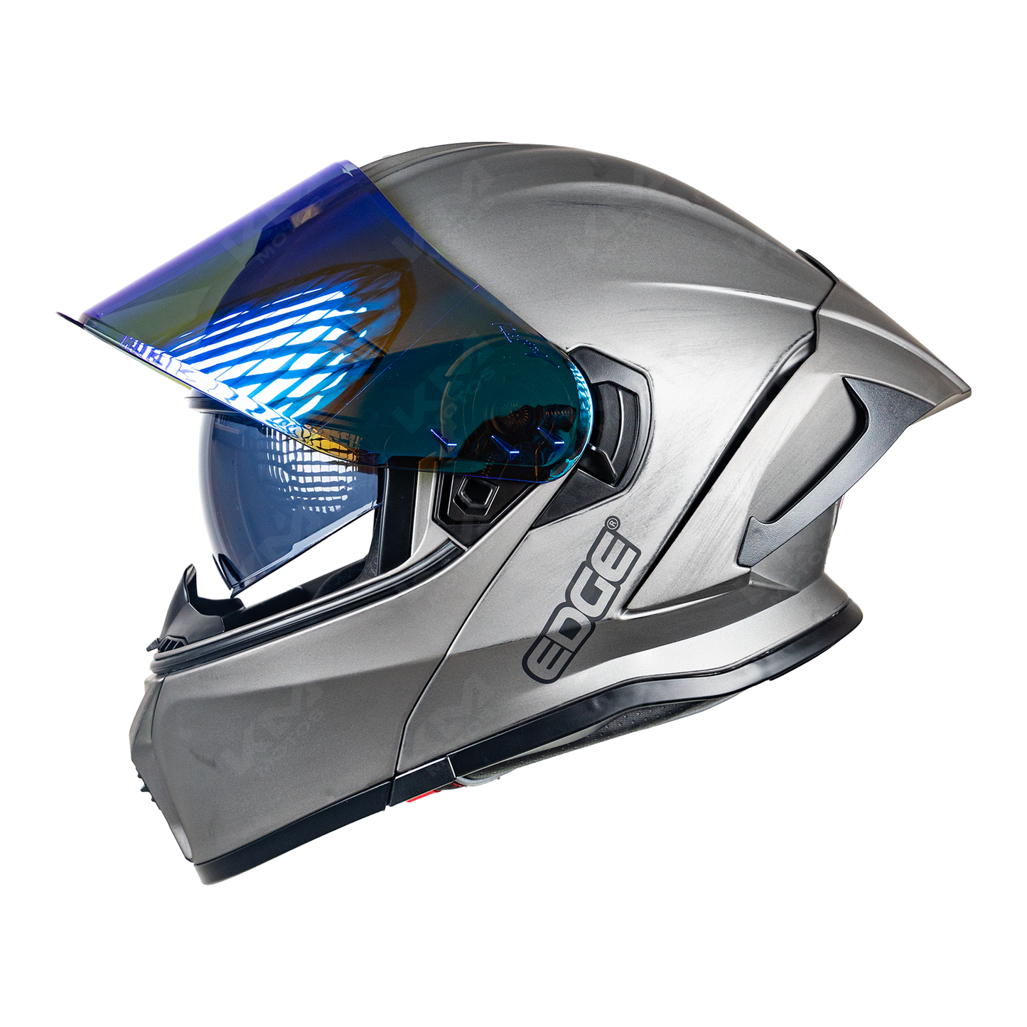 CASCO MODULAR GX7 GRAY BLUE VIS/AZUL DOBLE EDGE TALLA "L" DOT/ECE