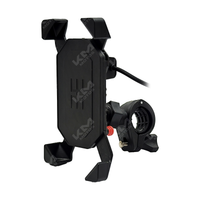 HOLDER/SOSTENEDOR CON CARGADOR PARA CELULAR DE 3.5" HASTA 7"