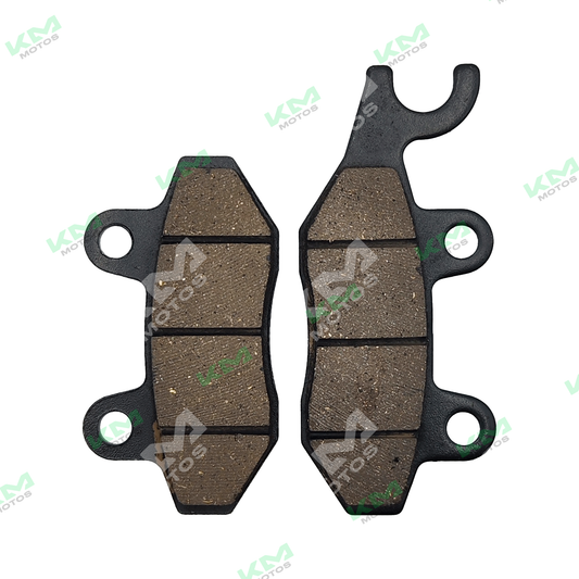 Pastillas de freno Universal para KMX, ZX200, ZX150L y XTZ, imagen de componentes de freno en paquete de calidad.