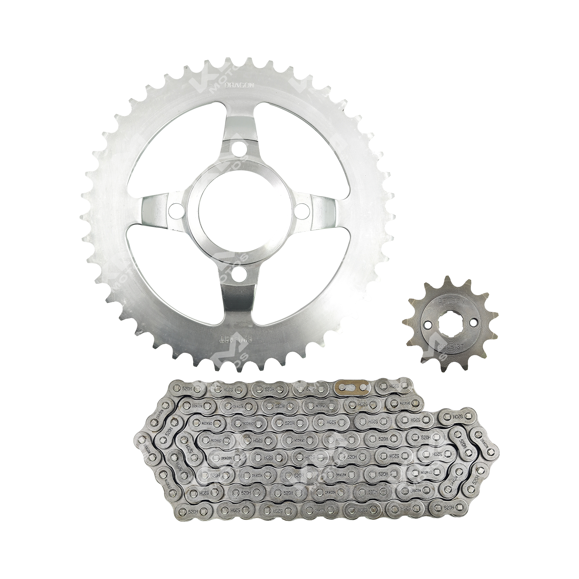KIT DE TRACCION 45T/13T -520H DM150/GYA DE BUJES - KMMOTOSHN
