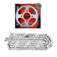 KIT DE TRACCION(ARRASTRE) 48T/14T -428H FT150/CG150 DE BUJES  CADENA 136L