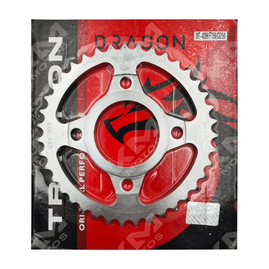 CATARINA 39T -428H FT150/CG150 DE BUJES DRAGON - KMMOTOSHN