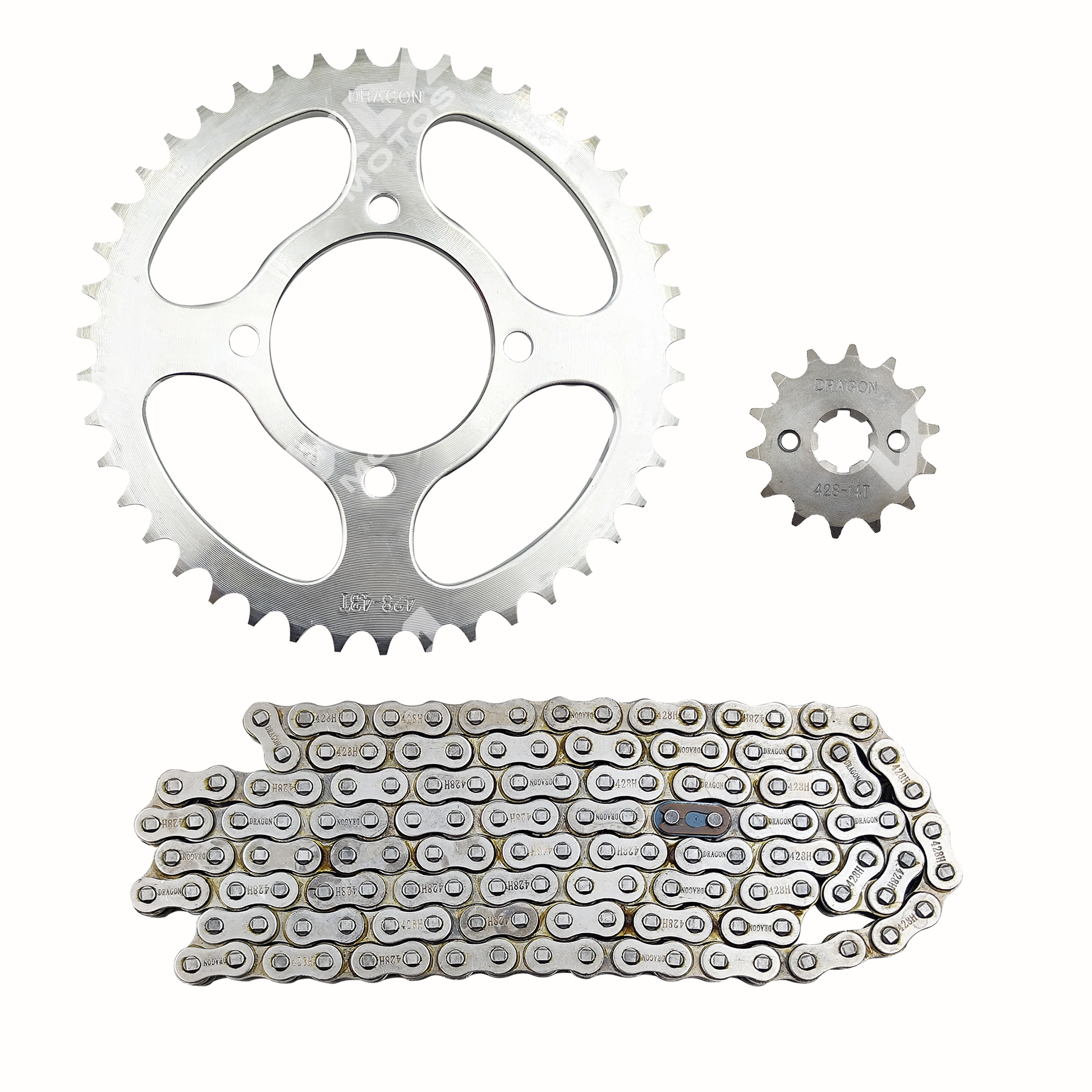 KIT DE TRACCION 43T/14T -428H YBR125 CADENA 136L