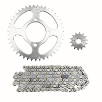 KIT DE TRACCION(ARRASTRE) 43T/14T -428H YBR125 CADENA 136L