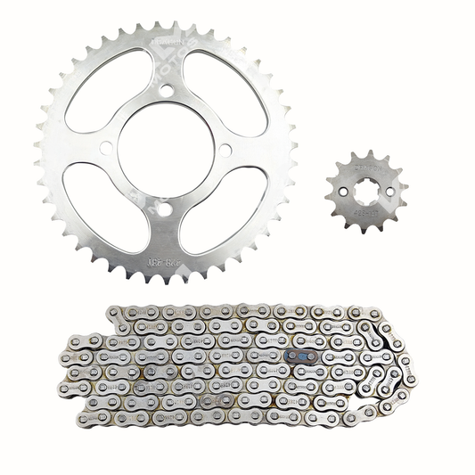 KIT DE TRACCION 43T/14T -428H YBR125 CADENA 136L