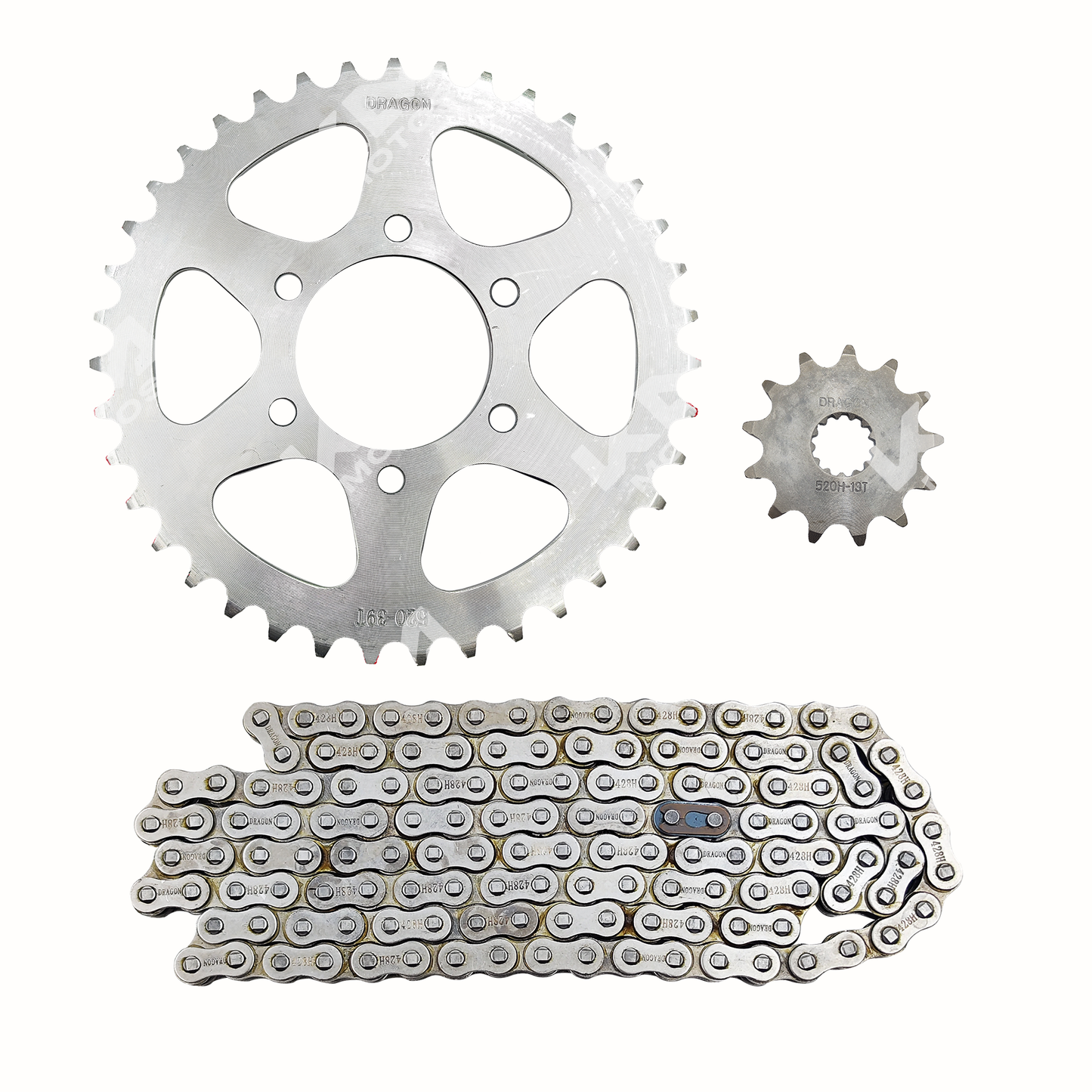 KIT DE TRACCION 39T/13T -520H GXT200/KMF200 CADENA 118L - KMMOTOSHN
