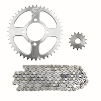 KIT DE TRACCION(ARRASTRE) 43T/14T -428H GN125H/GN125-F  CADENA 136L