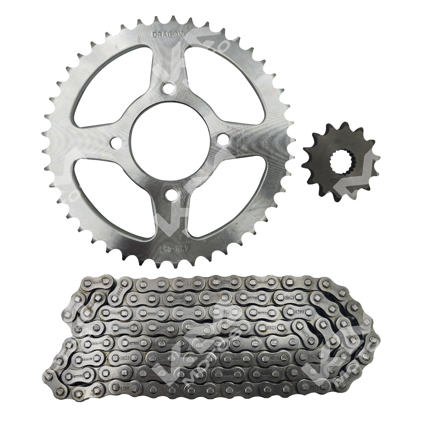 KIT DE TRACCION 45T/14T -428H GN125H/GN125-F 136L DRAGON