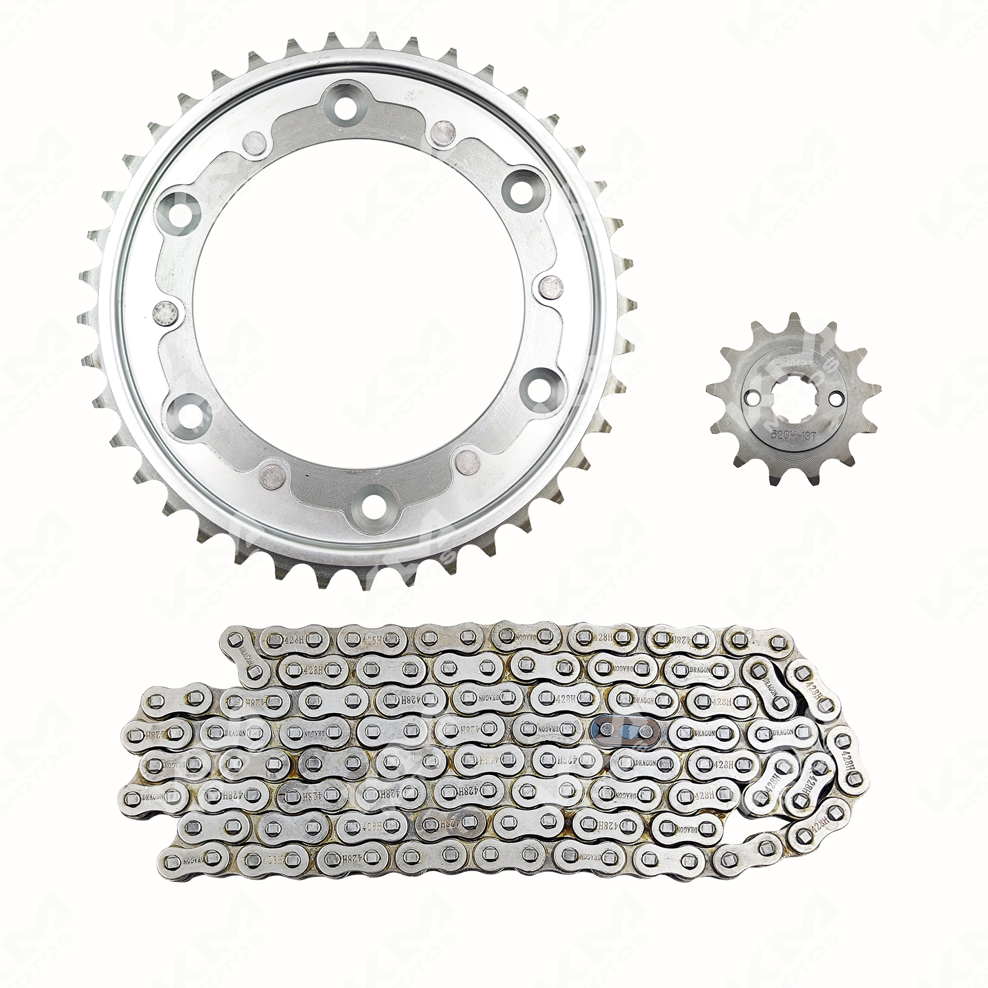 KIT DE TRACCION 41T/13T -520H ZX250R/GXT250R CADENA 118L