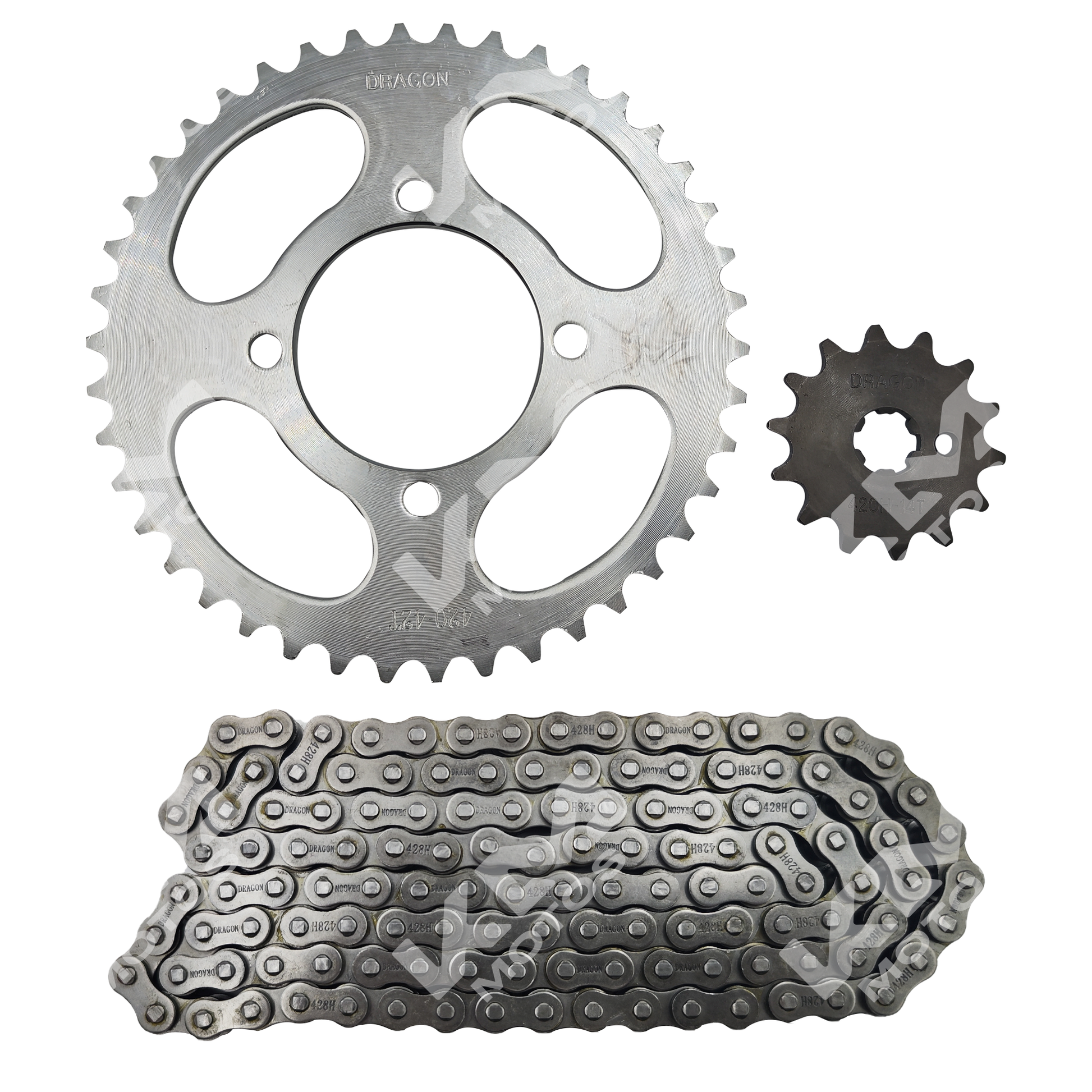 KIT DE TRACCION 42T/14T -420H CRUX110 REV M.N. 128L DRAGON