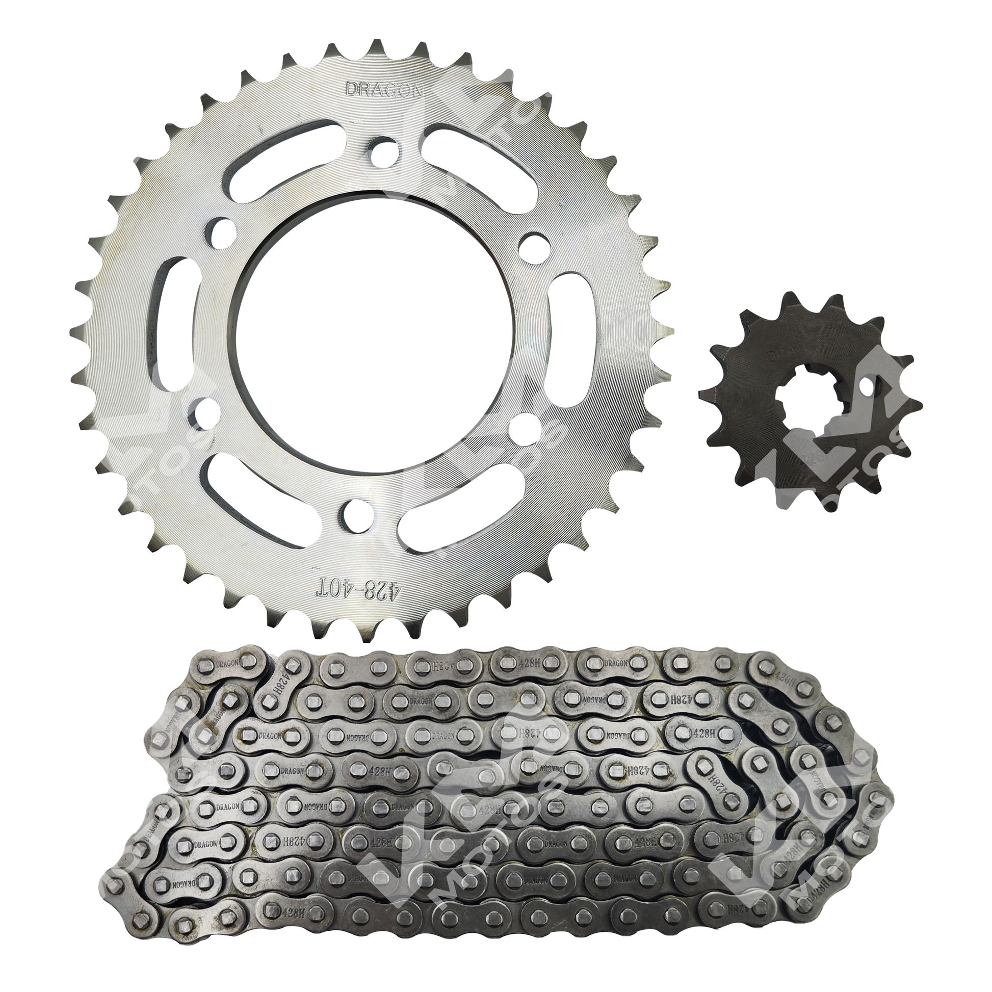 KIT DE TRACCION 40T/14T -428H FZ16 128L DRAGON