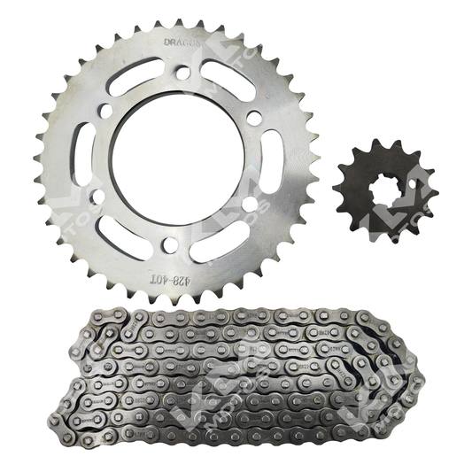 KIT DE TRACCION 40T/14T -428H FZ16 128L DRAGON
