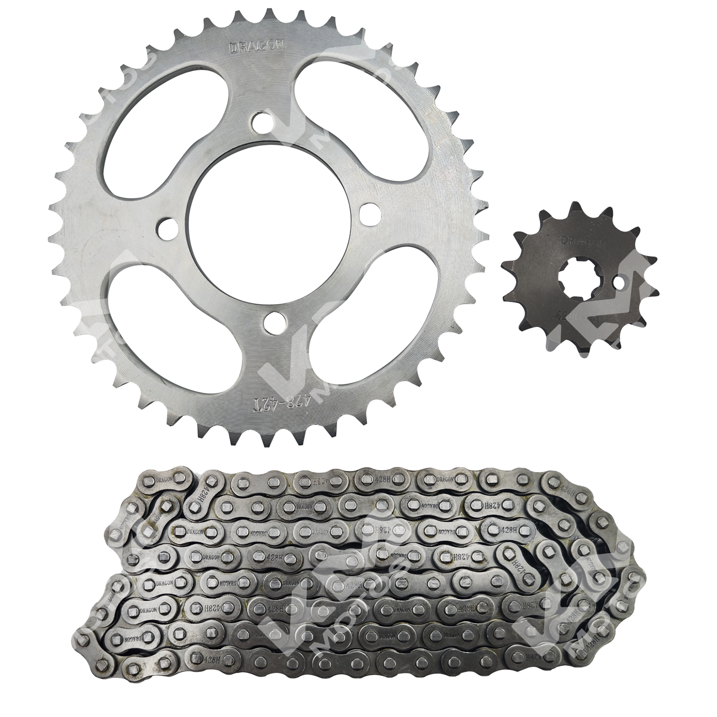 KIT DE TRACCION 42T/14T -428H CRUX110 M.V. 128L DRAGON