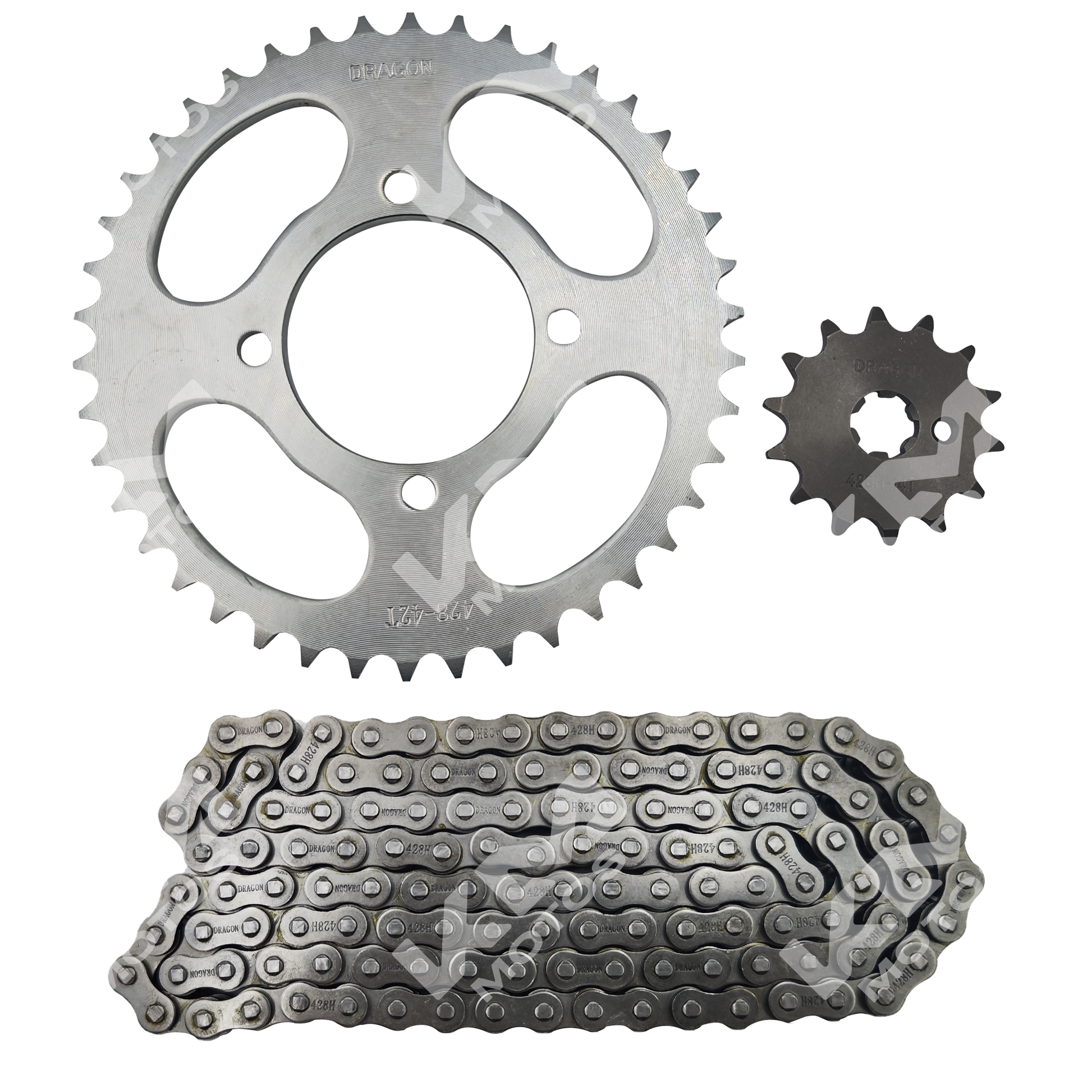 KIT DE TRACCION 42T/14T -428H CRUX110 M.V. 128L DRAGON