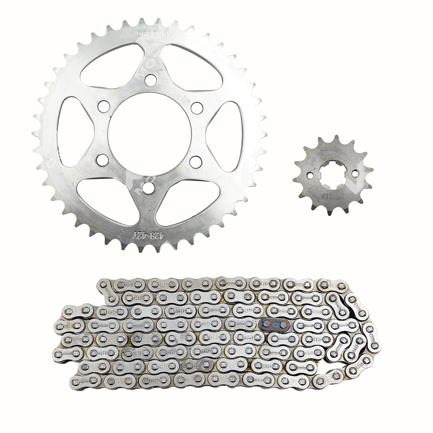 KIT DE TRACCION 42T/14T -428H XTZ150 CADENA 136L