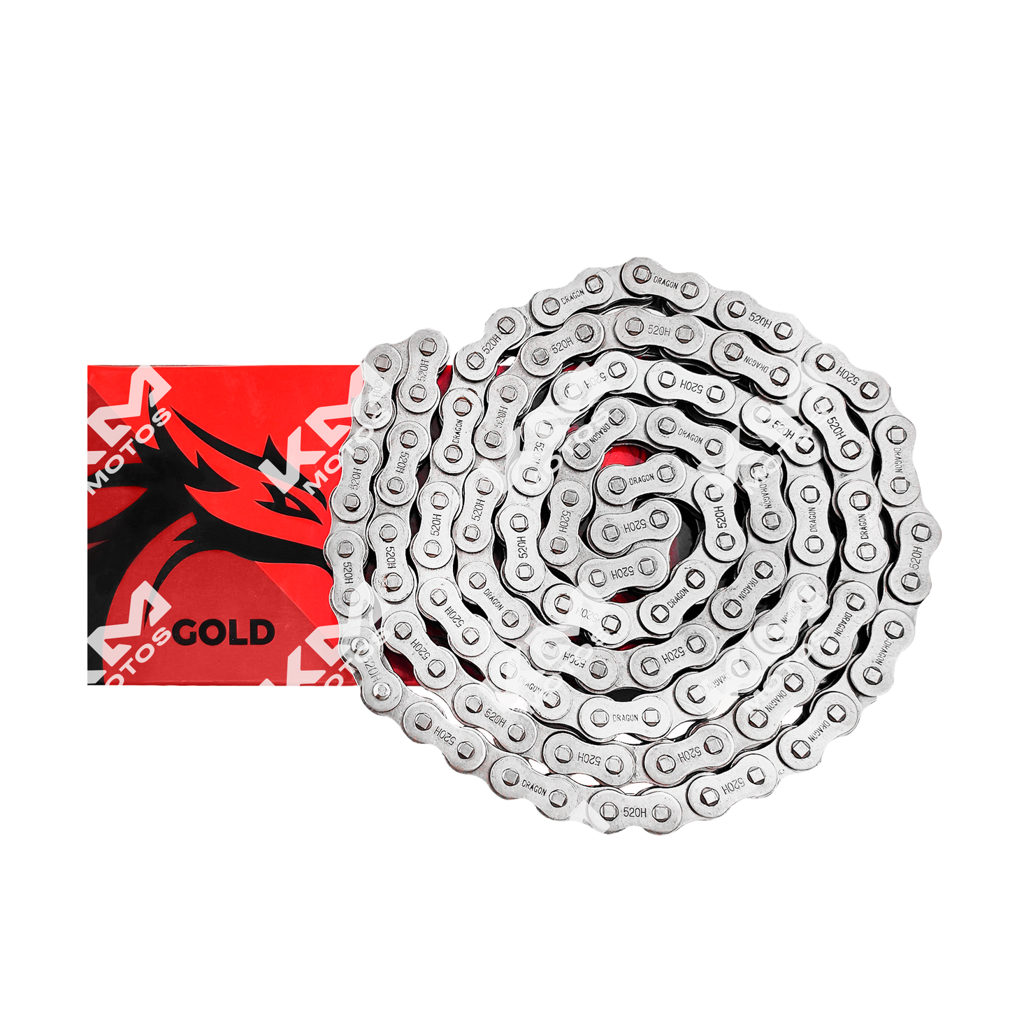 Cadena 520H-120L Gris Reforzada