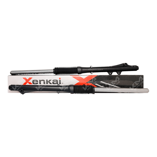 XENKAI CARENA SOLA NS200 bike handlebar bars with textured grip and sleek design, shown in black against a neutral background.