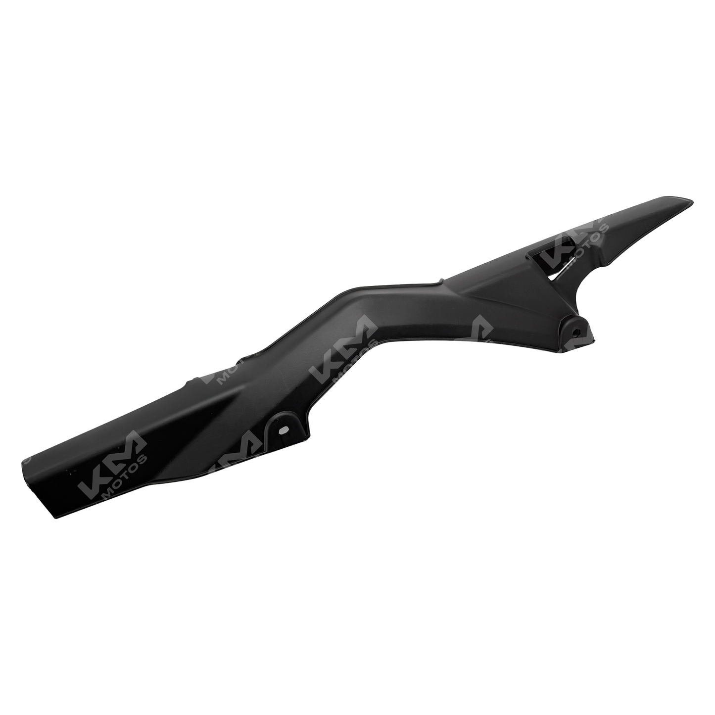 XENKAI Guarda cadena for Italika 150SZ and 150Z motorcycles, durable chain guard with black finish, mounted on bike.
