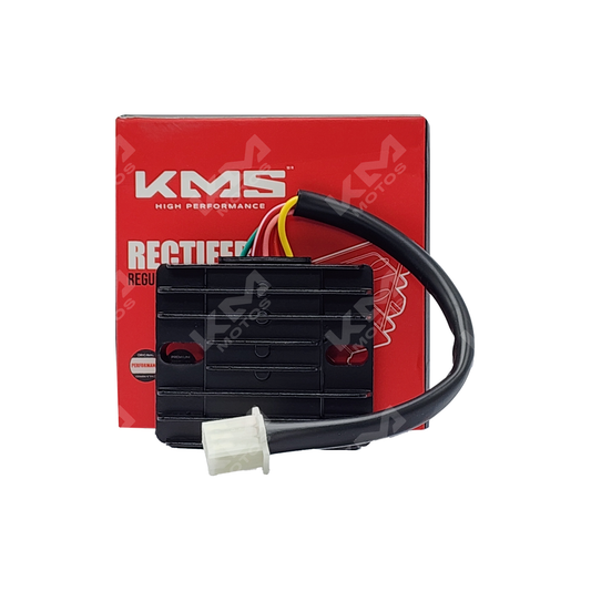 Regulador de corriente KMS para ATV Italia, modelos ATV180, ATV150 Sport y con reversa, en color negro, imagen frontal