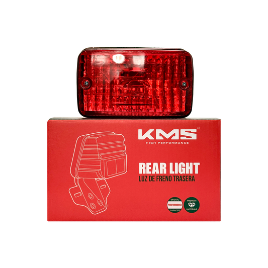 Conjunto de luz trasera KMS para ATV Italika con reversa y sistemas deportivos, compatible con varios modelos ATV.