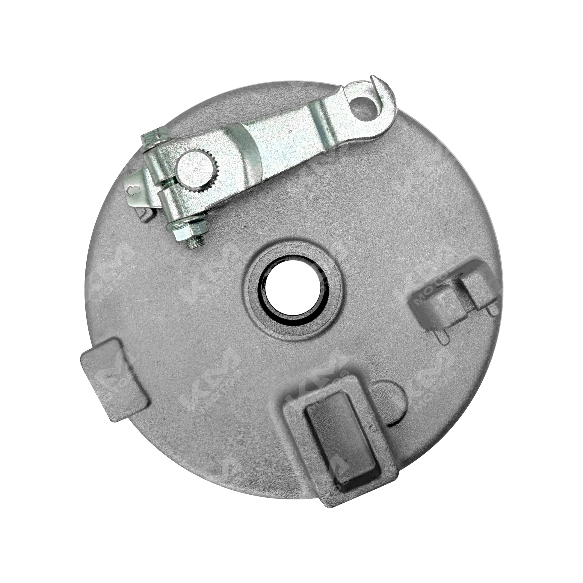 Ensamble de freno del der para ATV KMS, compatible con modelos Italika ATV180 y ATV150 con reversa, en color negro.