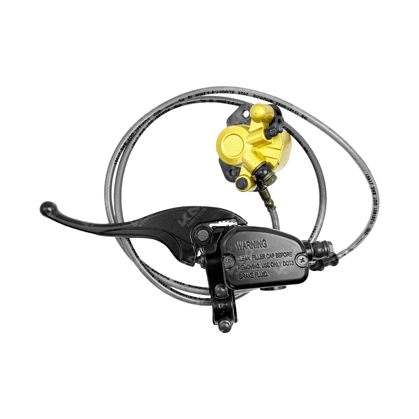 Sistema de freno trasero KMS para ATV150SPORT Italika, con función de reversa, en imagen de componente de freno.