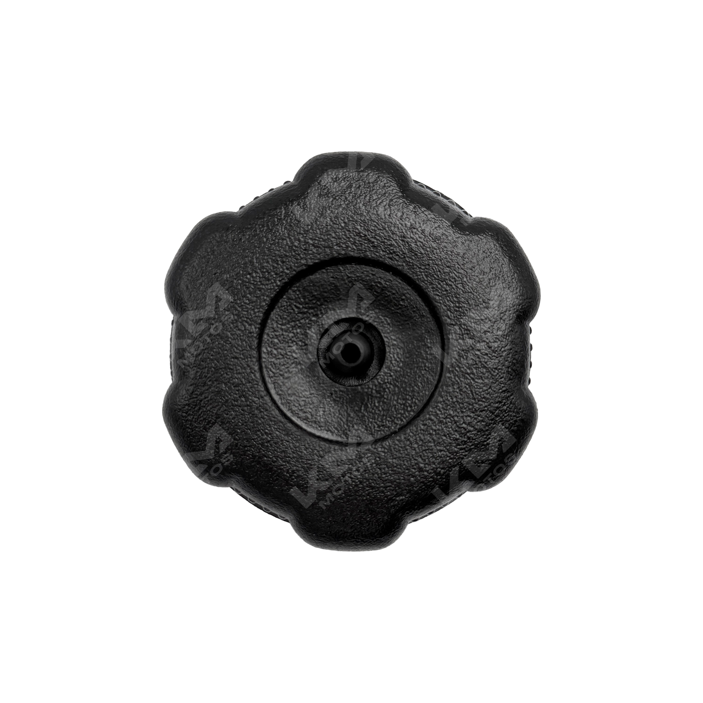 Tapón de tanque de combustible KMS para ATV Italika 150 y 180, con reversa, en color negro y detalles resistentes.