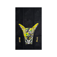 FORRO PARA ASIENTO( METAL MULISHA AMARILLO)
