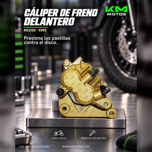 CALIPER DELANTERO NS200 KMS — KMS-HDKM2024096 | KM Motos