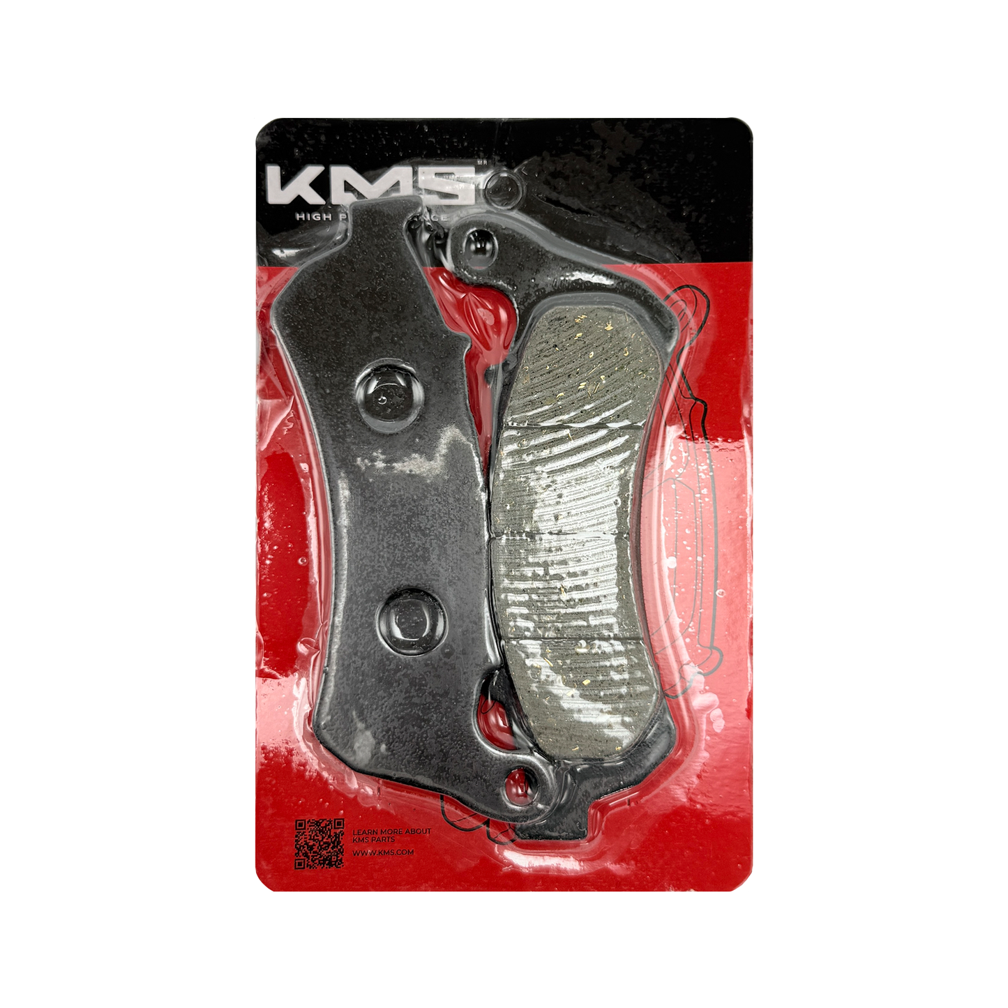 Pastilla de freno delantera KMS para Haojue DR160, componente de frenos con diseño duradero y de alta calidad.