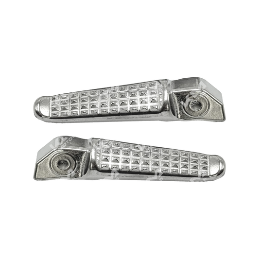 Estribos traseros para motocicleta CB190R de la marca KMS, accesorios de seguridad y soporte para la moto.