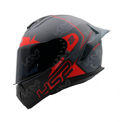 CASCO CERRADO NEGRO MATE ROLL MH613 HS2 D.V. VISERA OSCURA "XXL" DOT