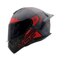CASCO CERRADO NEGRO MATE ROLL MH613 HS2 D.V. VISERA OSCURA "M"