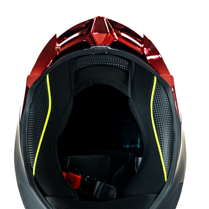 Casco integral HS2 Beast Mode ZL-602 HS2 con visera azul fotocromática, diseño cerrado, certificado ECE/DOT.