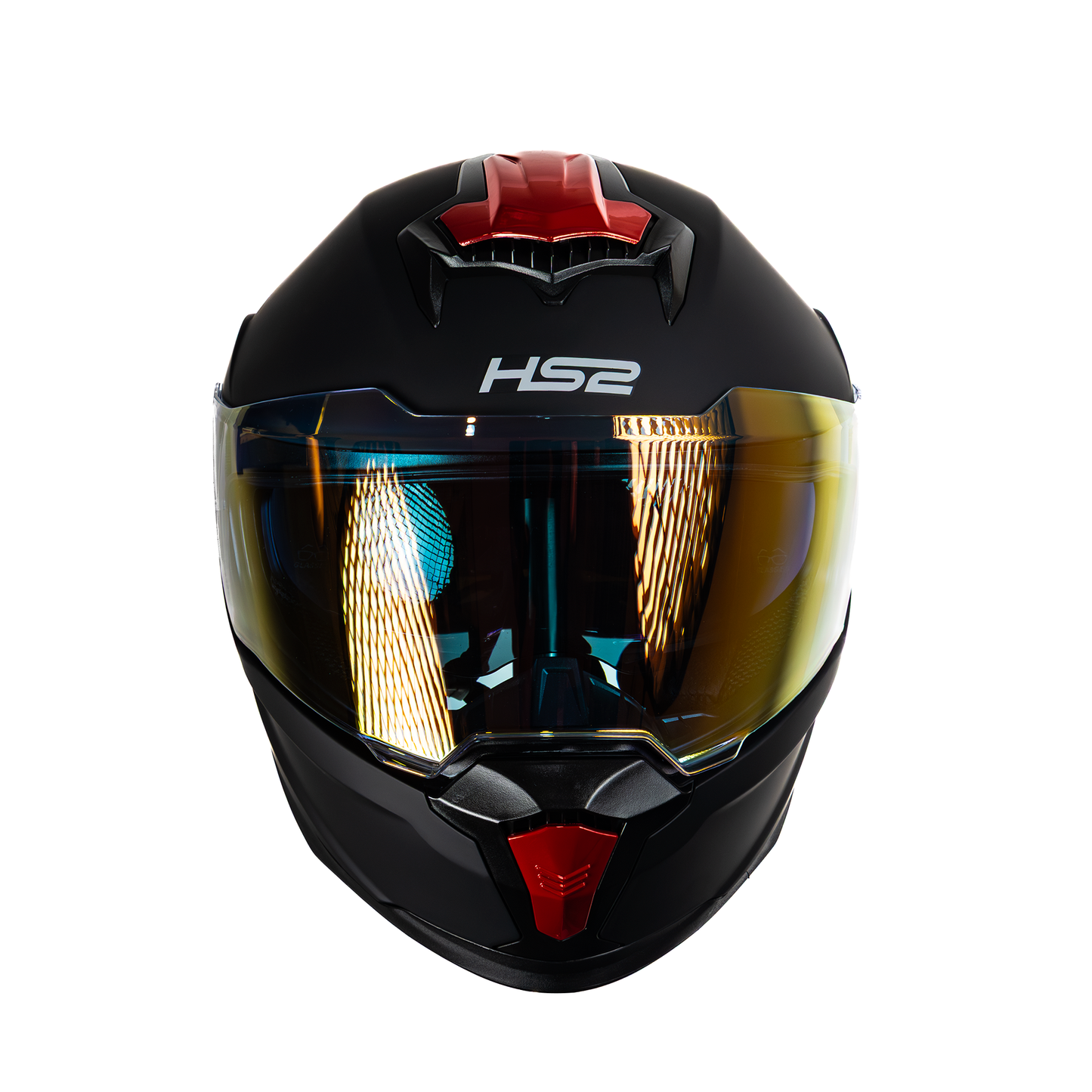 Casco integral HS2 Ride The Storm ZL-616 HS2 con visera roja fotocromática, tamaño XXL, ECE/DOT para motociclista.