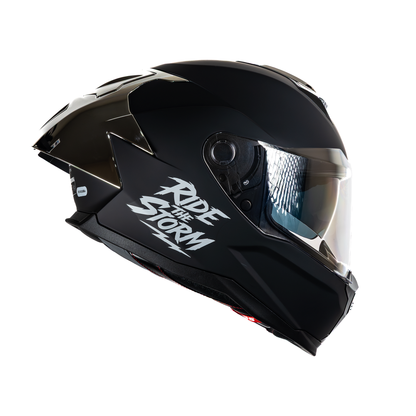Casco integral HS2 Ride the Storm ZL-616 HS2 con visera fotocrómica plateada, tamaño XXL, en color cerrado, homologado ECE/DOT