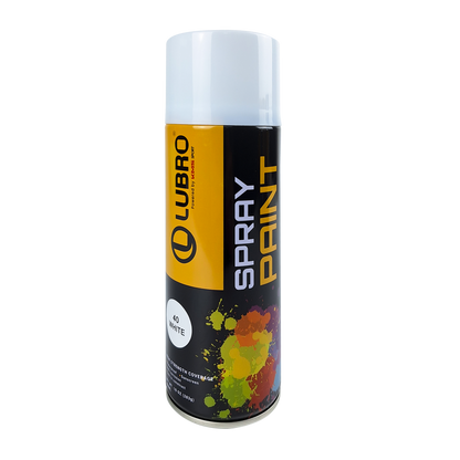 PINTURA EN SPRAY BLANCO BRILLO LUBRO