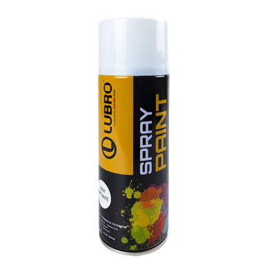PINTURA EN SPRAY BLANCO MATE LUBRO