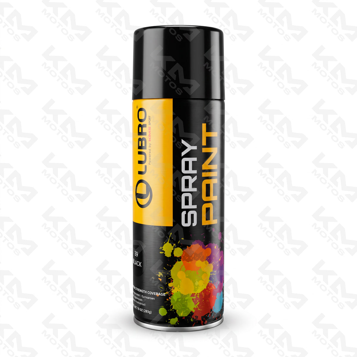 PINTURA EN SPRAY NEGRO BRILLO LUBRO