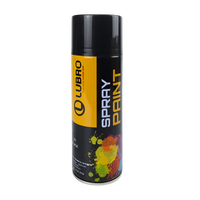 PINTURA EN SPRAY NEGRO BRILLO LUBRO