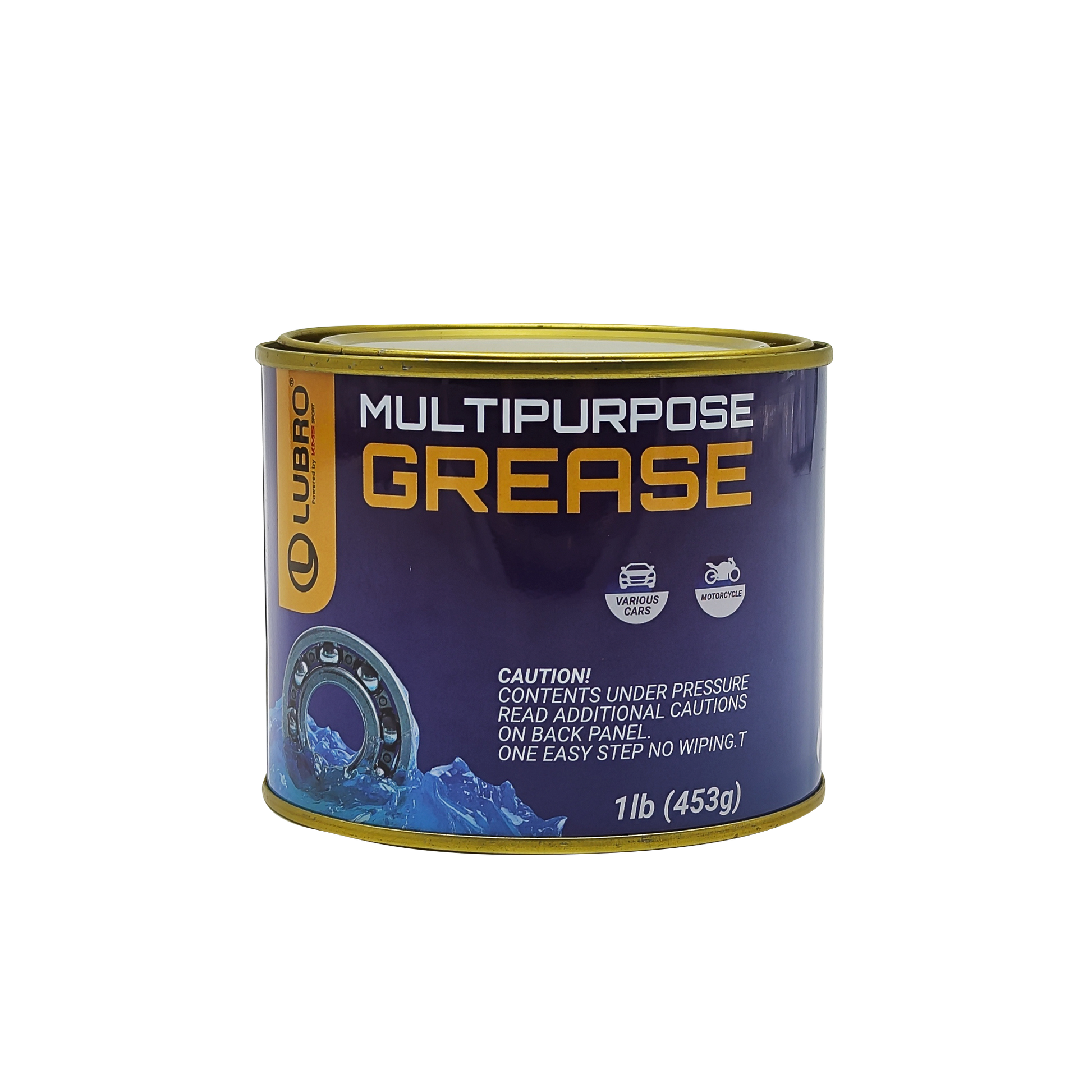 GRASA EN PANA MULTIUSOS 1LB #2 LUBRO KMS