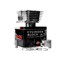 KIT DE CILINDRO (CAJA METAL) CG200-63.5 196 VARILLA GRIS KMS