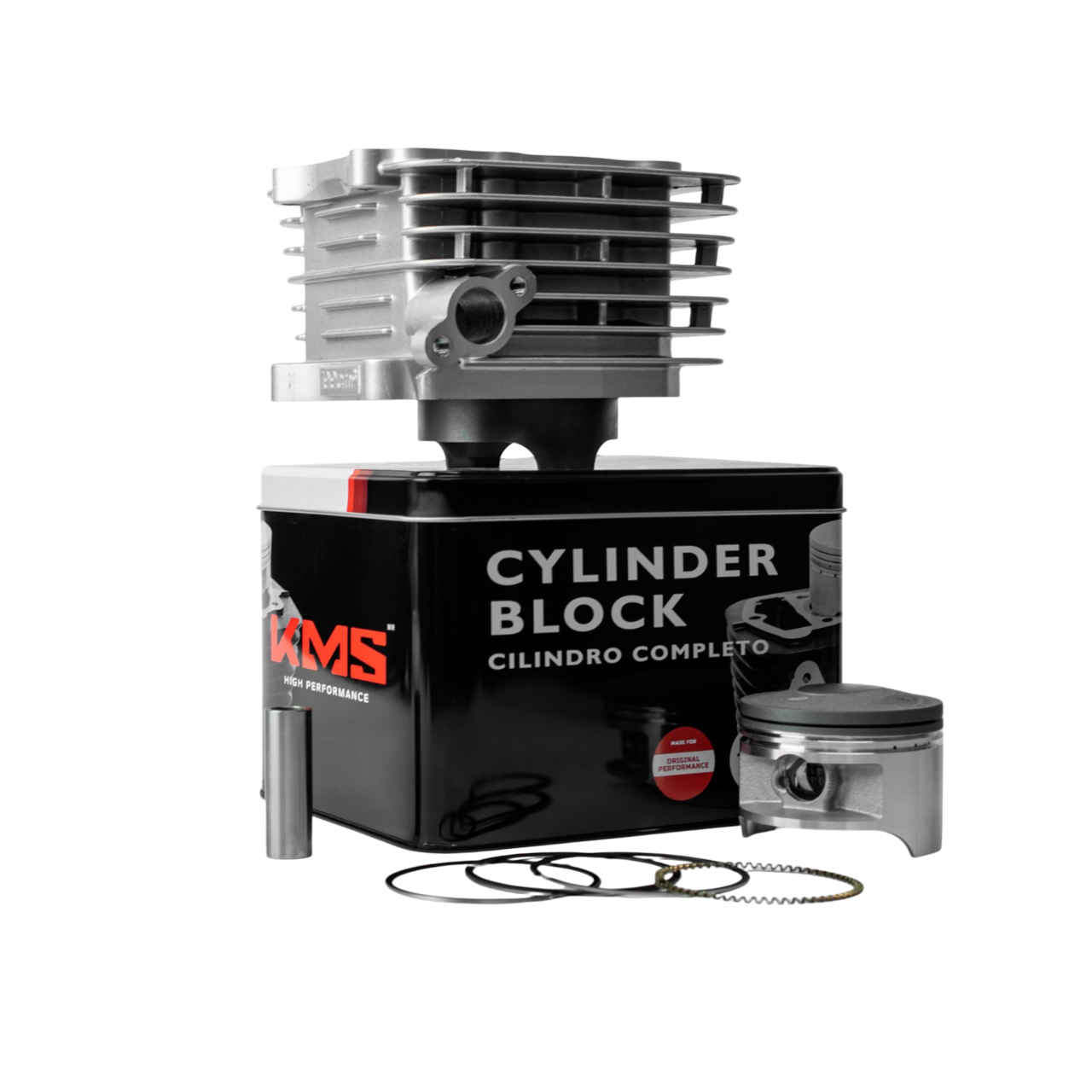 KIT DE CILINDRO COMPLETO (CAJA METAL) GXT200/KMF200 - KMMOTOSHN