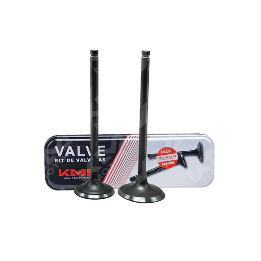 VALVULAS DE ADMISION Y ESCAPE ZX200L (CAJA METAL) KMS