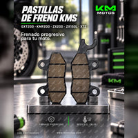 PASTILLA DE FRENO GXT200/KMF200/ZX200/ZX150L/XTZ KMS