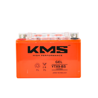 BATERIA DE GEL YTX9-BS KMS/PULSAR NS200,KTM250,ITALIKA 250 AÑO 2019,CUATRIMOTO AKT200/TANK250