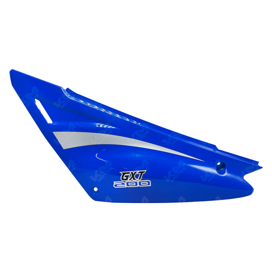TAPADERA LATERAL GXT200/KMF200 AZUL - KMMOTOSHN